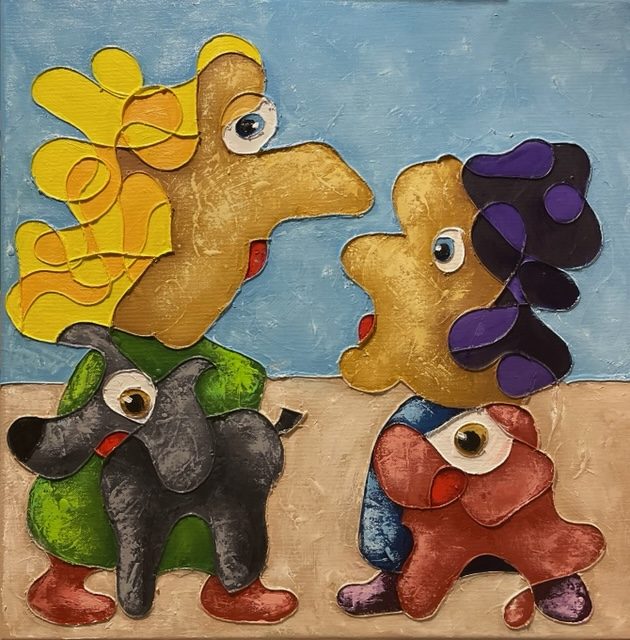 De mijne heeft een stamboom — Roetisme, 50 x 50 door Etienne Roete