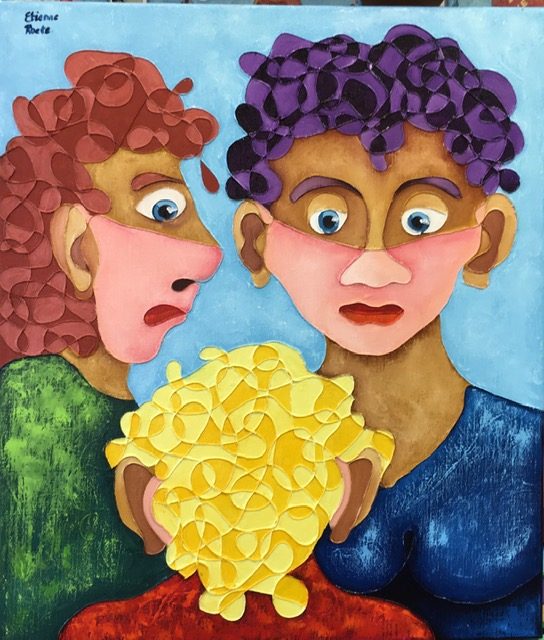 Coronageneratie ! — Roetisme, 60 x 70 door Etienne Roete