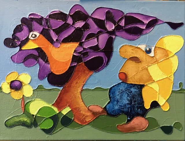 Rare Vogel — Roetisme, 30 x 40 door Etienne Roete