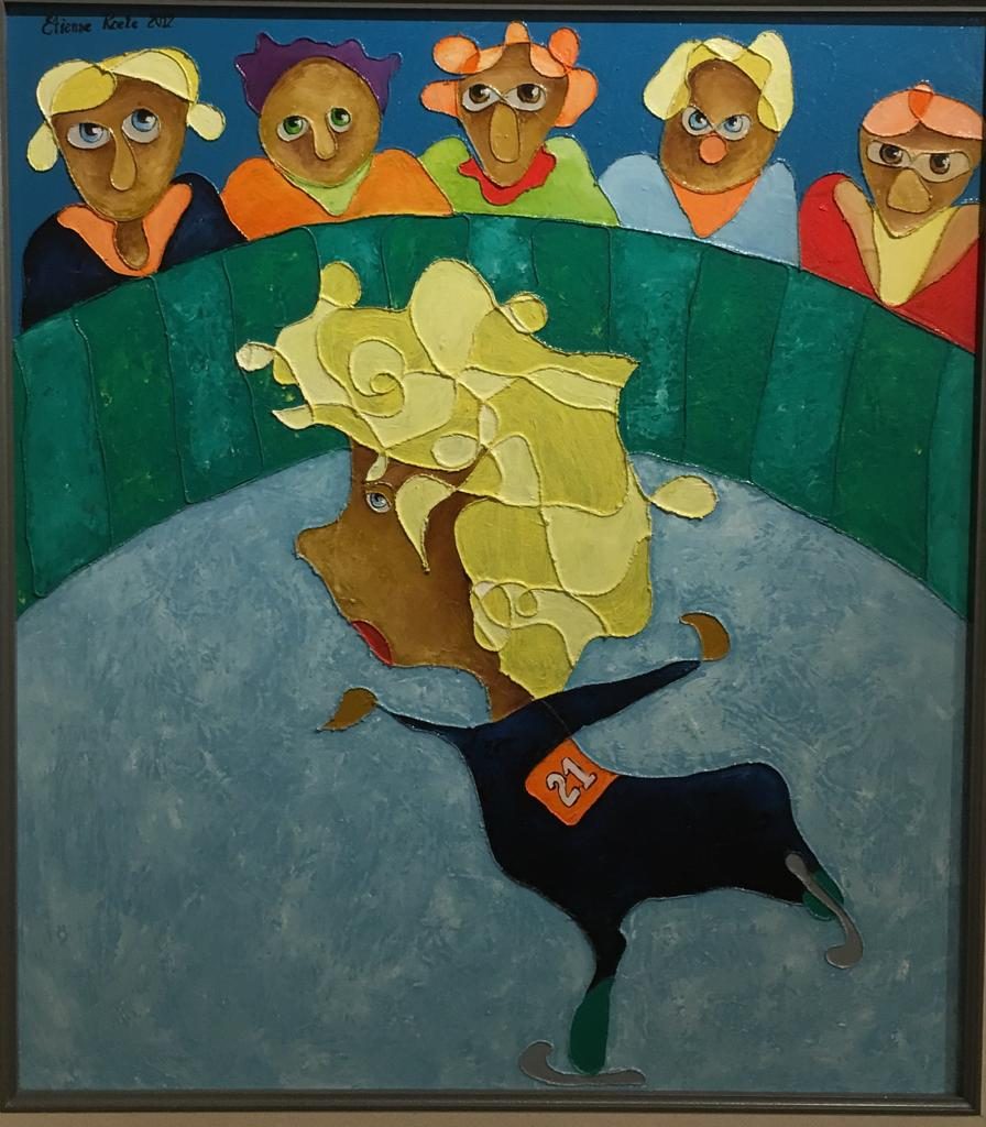 De Halve Finale ............. — Roetisme, 80 x 90 door Etienne Roete