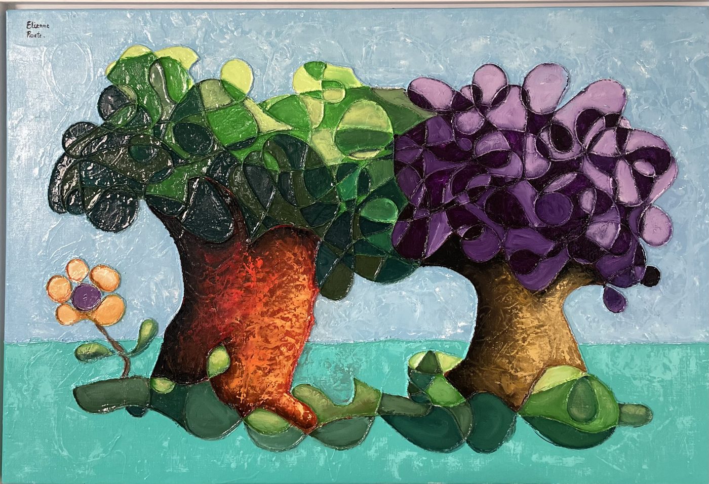 Twintrees — Roetisme, 60 x 90 door Etienne Roete
