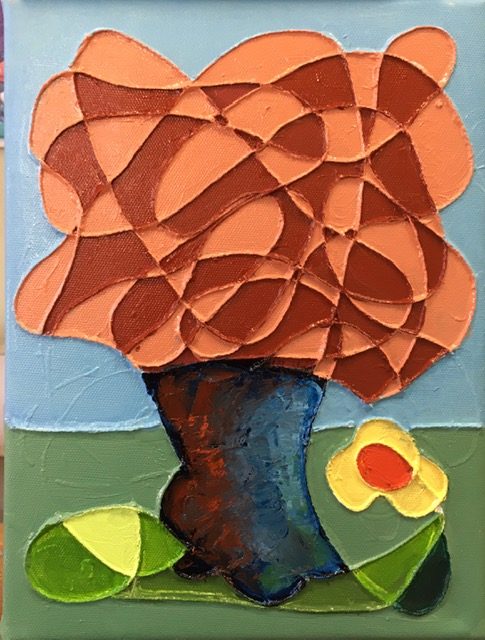 Boompje — Roetisme, 18 x 24 door Etienne Roete