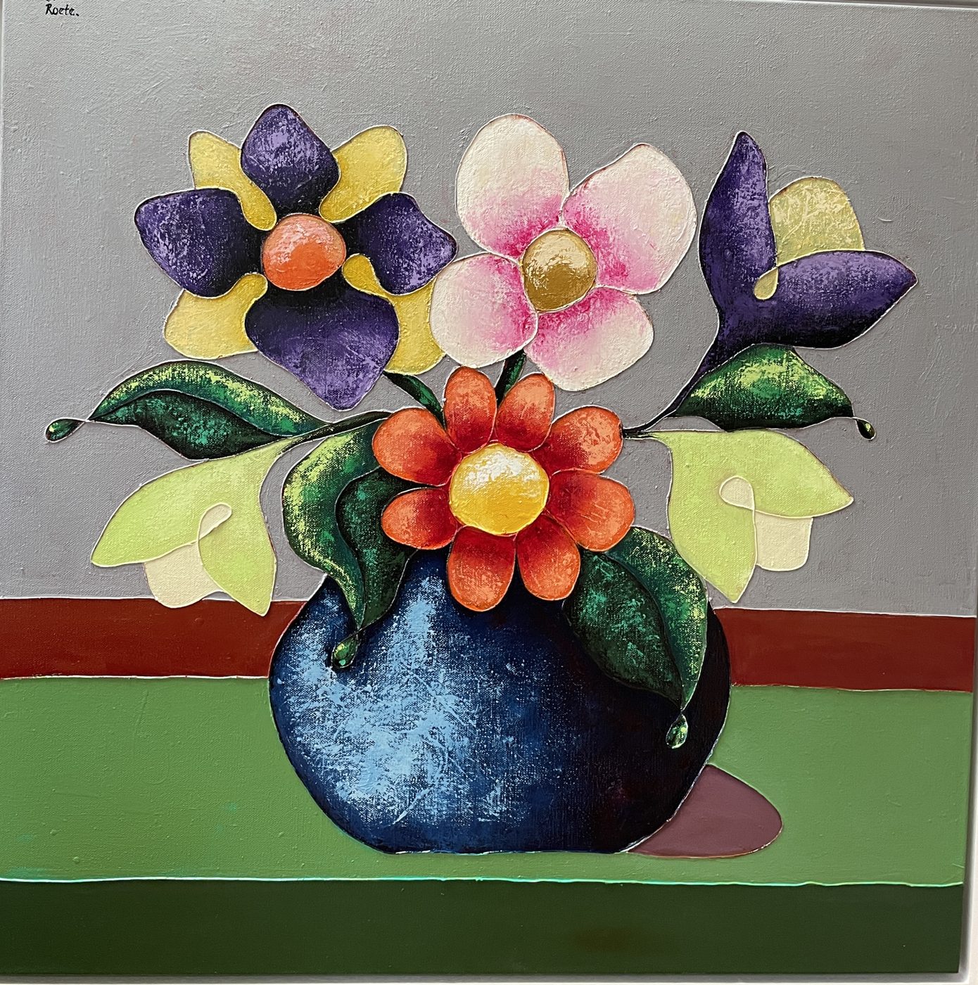 Bloemen 100 x 100 (1) — Roetisme, Bloemen 100 x 100 door Etienne Roete