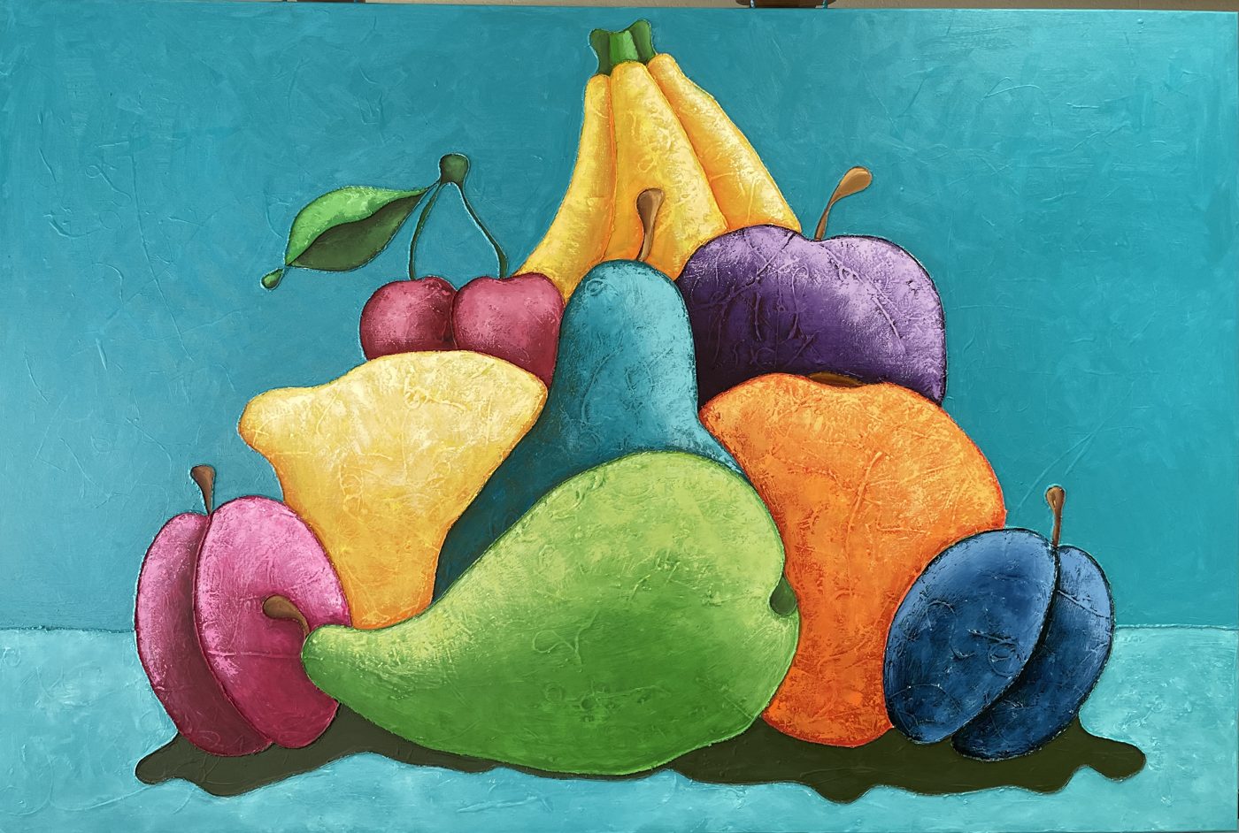 K(l)eurfruit — Roetisme, 120 x 180 - Roetisme door Etienne Roete