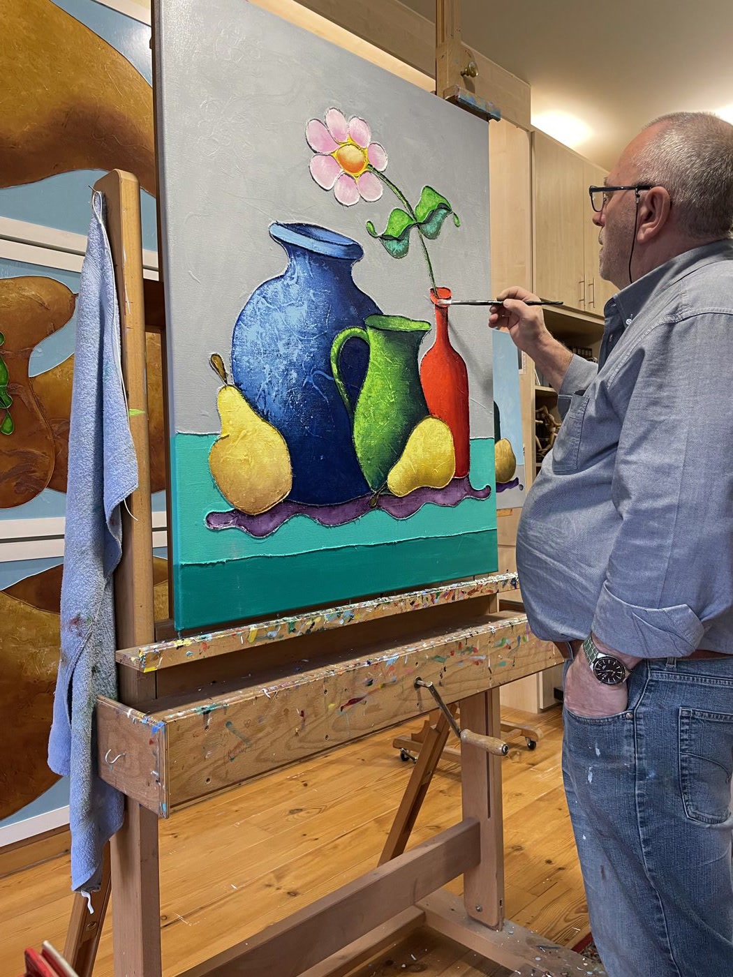 Atelier — Roetisme, schilderij door Etienne Roete