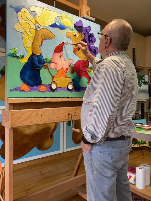 Atelier 4 — Roetisme, schilderij door Etienne Roete