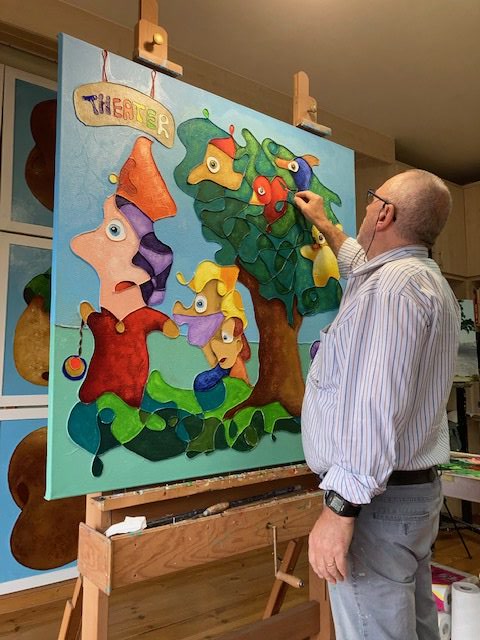 Atelier 3 — Roetisme, schilderij door Etienne Roete