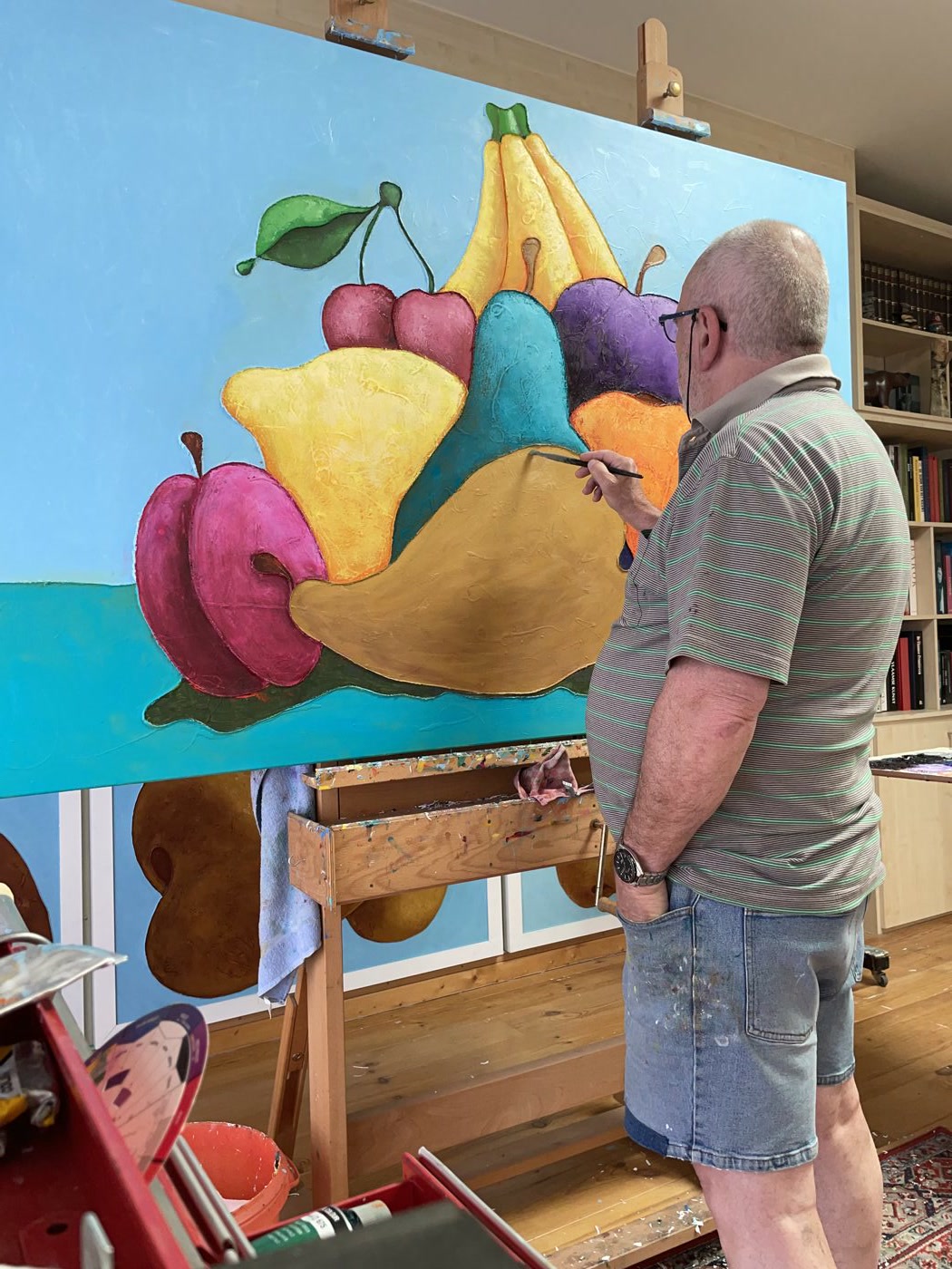Aanmaak Fruit — Roetisme, 120 x 180 door Etienne Roete