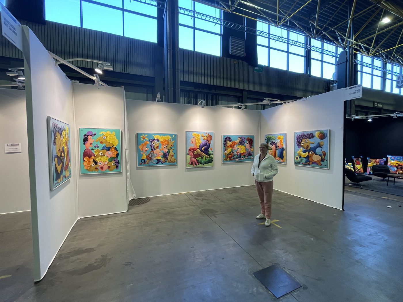 Stand 18m2 Salon Art3f KORTRIJK 2025 — Roetisme, 18 m2 door Etienne Roete